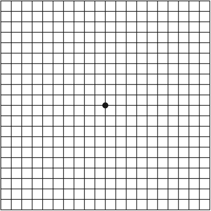 Macular Degeneration Grid Chart Printable